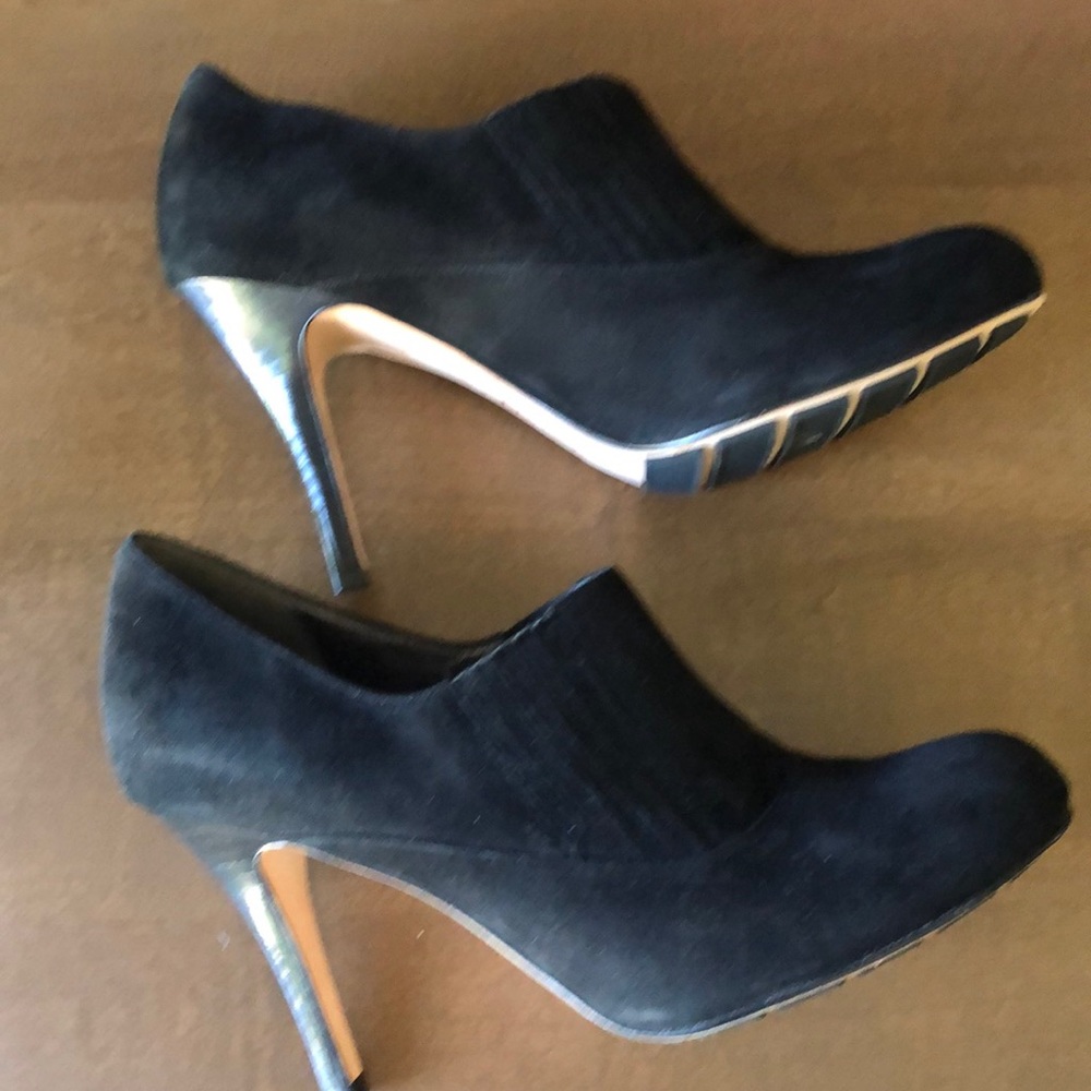 Suede Heeled Booties